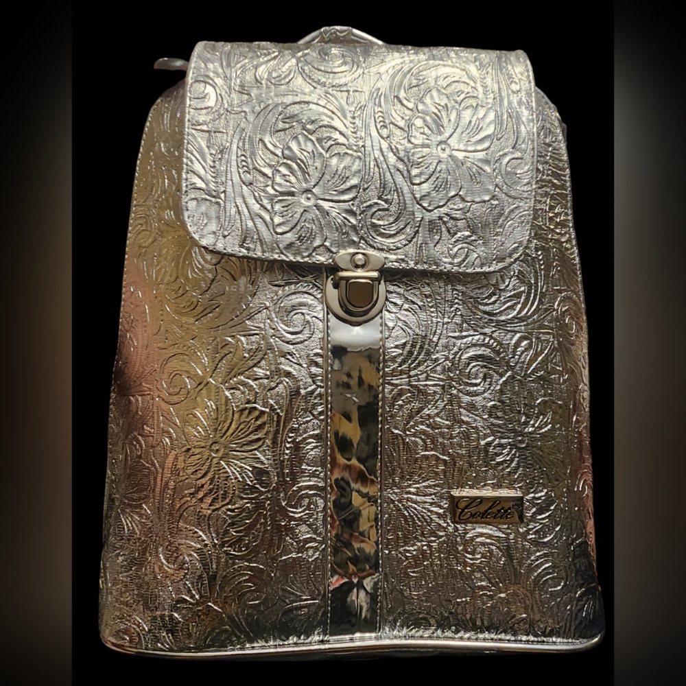 Leather bag backpack - Picture 2 of 6